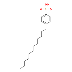 ChemSpider 2D Image | 4-Dodecylbenzenesulfonic acid | C18H30O3S