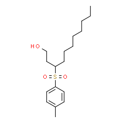 ChemSpider 2D Image | 3-[(4-Methylphenyl)sulfonyl]-1-undecanol | C18H30O3S