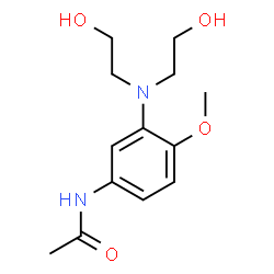 ChemSpider 2D Image | 3'-[Bis(2-hydroxyethyl)amino]-4'-methoxyacetamide | C13H20N2O4