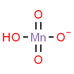 ChemSpider 2D Image | Hydroxy(oxido)dioxomanganese | HMnO4