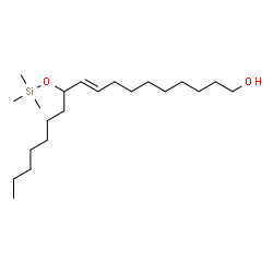 ChemSpider 2D Image | (9E)-11-[(Trimethylsilyl)oxy]-9-octadecen-1-ol | C21H44O2Si