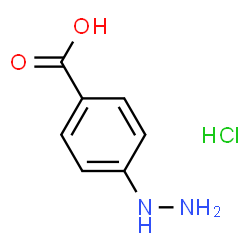 ChemSpider 2D Image | 4-Hydrazinobenzoic acid hydrochloride | C7H9ClN2O2