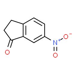 ChemSpider 2D Image | 6-NITROINDANONE | C9H7NO3