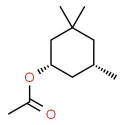 ChemSpider 2D Image | (1S,5S)-3,3,5-Trimethylcyclohexyl acetate | C11H20O2