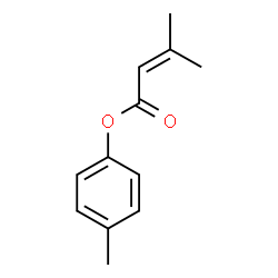 ChemSpider 2D Image | 4-Methylphenyl 3-methyl-2-butenoate | C12H14O2