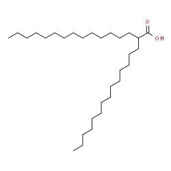 ChemSpider 2D Image | 2-Tetradecylhexadecanoic acid | C30H60O2