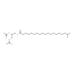 ChemSpider 2D Image | 2,3-Diacetoxypropyl 18-methylnonadecanoate | C27H50O6