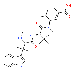 ChemSpider 2D Image | hemiasterlin A | C29H44N4O4
