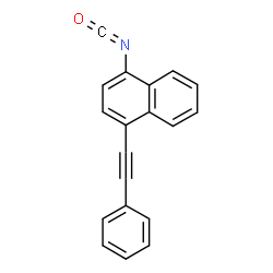 ChemSpider 2D Image | 1-Isocyanato-4-(phenylethynyl)naphthalene | C19H11NO