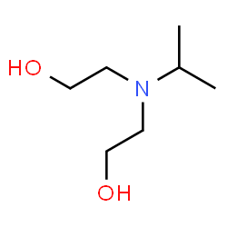 ChemSpider 2D Image | Diethanolisopropylamine | C7H17NO2