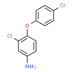 ChemSpider 2D Image | 3-Chloro-4-(4-chlorophenoxy)aniline | C12H9Cl2NO