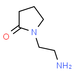 ChemSpider 2D Image | 1-(2-Aminoethyl)-2-pyrrolidinone | C6H12N2O