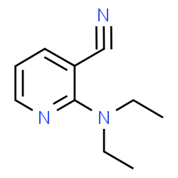 ChemSpider 2D Image | 2-(Diethylamino)nicotinonitrile | C10H13N3