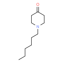 ChemSpider 2D Image | 1-Hexyl-4-piperidinone | C11H21NO