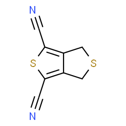ChemSpider 2D Image | 1H,3H-Thieno[3,4-c]thiophene-4,6-dicarbonitrile | C8H4N2S2