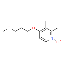 ChemSpider 2D Image | 4-(3-Methoxypropoxy)-2,3-dimethylpyridine 1-oxide | C11H17NO3
