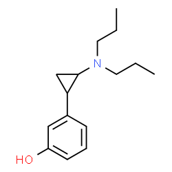 ChemSpider 2D Image | 3-[2-(Dipropylamino)cyclopropyl]phenol | C15H23NO