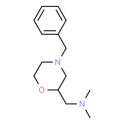 ChemSpider 2D Image | (4-BENZYL-MORPHOLIN-2-YLMETHYL)-DIMETHYL-AMINE | C14H22N2O