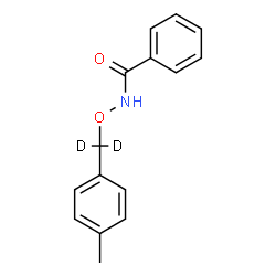 ChemSpider 2D Image | N-{[(4-Methylphenyl)(~2~H_2_)methyl]oxy}benzamide | C15H13D2NO2