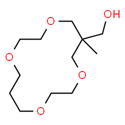 ChemSpider 2D Image | (6-Methyl-1,4,8,11-tetraoxacyclotetradecan-6-yl)methanol | C12H24O5