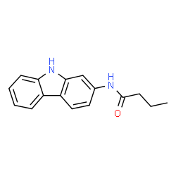 ChemSpider 2D Image | N-(9H-Carbazol-2-yl)butanamide | C16H16N2O