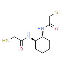 ChemSpider 2D Image | (+/-)-trans-1,2-Bis(2-mercaptoacetamido)cyclohexane | C10H18N2O2S2