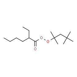 ChemSpider 2D Image | 1,1,3,3-Tetramethylbutyl 2-ethylhexaneperoxoate | C16H32O3