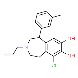 ChemSpider 2D Image | SKF-83822 | C20H22ClNO2