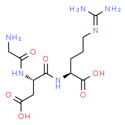 ChemSpider 2D Image | Glycyl-L-alpha-aspartyl-N~5~-(diaminomethylene)-L-ornithine | C12H22N6O6