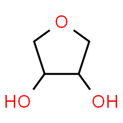 ChemSpider 2D Image | Erythritan | C4H8O3