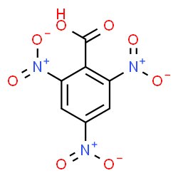 ChemSpider 2D Image | 2,4,6-trinitrobenzoicacid | C7H3N3O8