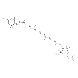 ChemSpider 2D Image | Dinochrome A | C42H58O5