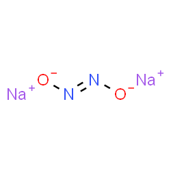 ChemSpider 2D Image | sodium hyponitrite | N2Na2O2