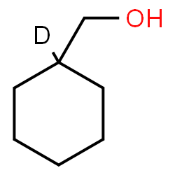 ChemSpider 2D Image | (1-~2~H)Cyclohexylmethanol | C7H13DO