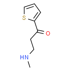 ChemSpider 2D Image | 3-(Methylamino)-1-(2-thienyl)-1-propanone | C8H11NOS