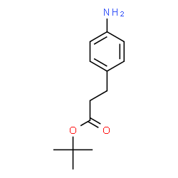 ChemSpider 2D Image | 2-Methyl-2-propanyl 3-(4-aminophenyl)propanoate | C13H19NO2