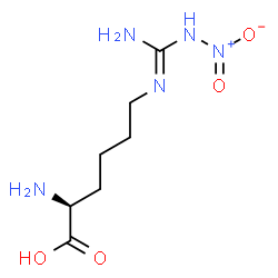 ChemSpider 2D Image | N6-[Imino(nitroamino)methyl]-L-lysine | C7H15N5O4