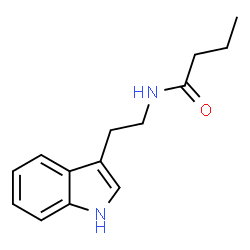ChemSpider 2D Image | N-(2-(1H-Indol-3-yl)ethyl)butyramide | C14H18N2O
