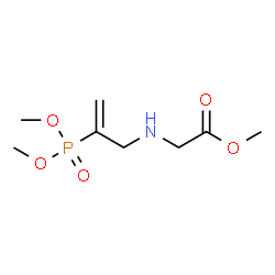 ChemSpider 2D Image | Methyl N-[2-(dimethoxyphosphoryl)-2-propen-1-yl]glycinate | C8H16NO5P