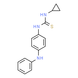 ChemSpider 2D Image | 1-(4-Anilinophenyl)-3-cyclopropylthiourea | C16H17N3S
