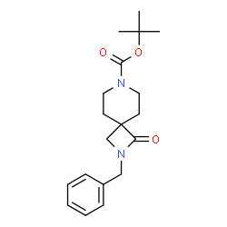 ChemSpider 2D Image | tert-butyl 2-benzyl-1-oxo-2,7-diazaspiro[3.5]nonane-7-carboxylate | C19H26N2O3