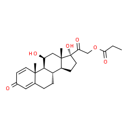 ChemSpider 2D Image | PREDNISOLONE 21-PROPIONATE | C24H32O6