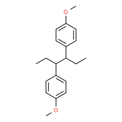 ChemSpider 2D Image | 3,4-di(p-methoxyphenyl)hexane | C20H26O2