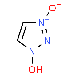 ChemSpider 2D Image | 1H-1,2,3-Triazol-1-ol 3-oxide | C2H3N3O2