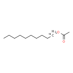 ChemSpider 2D Image | (1-~14~C)Decyl acetate | C1114CH24O2