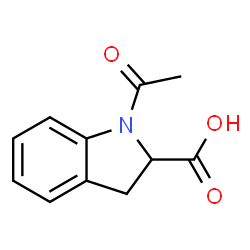 ChemSpider 2D Image | 1-Acetyl-2-indolinecarboxylic acid | C11H11NO3