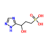 InChI=1/C5H10N3O4P/c9-4(1-2-13(10,11)12)5-6-3-7-8-5/h3-4,9H,1-2H2,(H,6,7,8)(H2,10,11,12)
