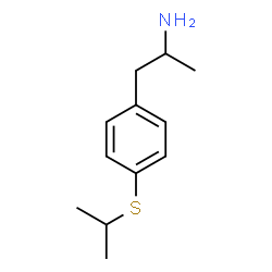 ChemSpider 2D Image | 1-[4-(Isopropylsulfanyl)phenyl]-2-propanamine | C12H19NS