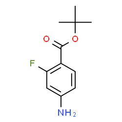 ChemSpider 2D Image | Tert-butyl 4-amino-2-fluorobenzoate | C11H14FNO2