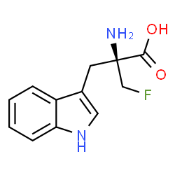 ChemSpider 2D Image | alpha-(Fluoromethyl)-L-tryptophan | C12H13FN2O2